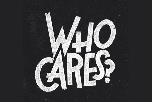 who cares text