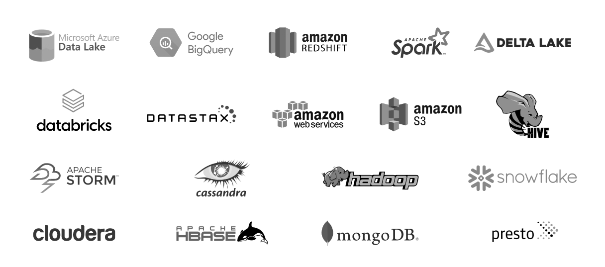 Logos for data engineering companies
