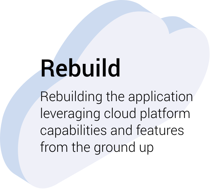 rebuild the application